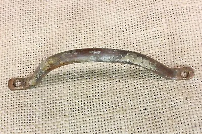 Old Copper Door Handle Cabinet Drawer Pull Rustic Paint On Wire 4 1/4” Vintage • $19.91