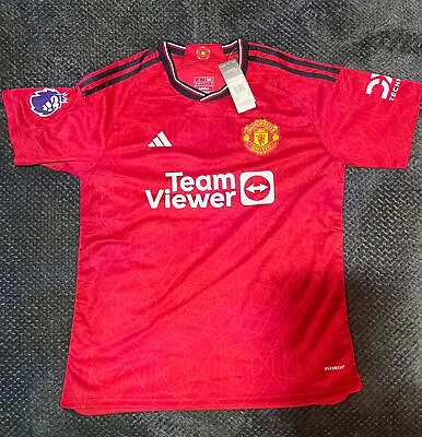 Bruno Fernandes Manchester United Football Kit Soccer Jersey - Men's L • $45