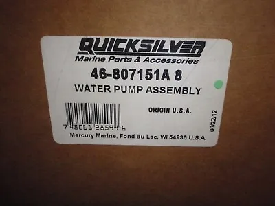 46-807151A8 Assembly Raw Sea Water Pump For MerCruiser Bravo 454 502 8.2L 7.4L • $979.36