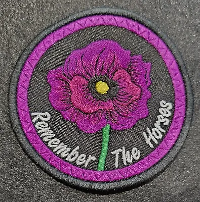 Remembrance Embroidery Patches Biker | Military| Remembering The Animals Of War • £5.50