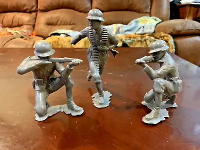 Marx 6 Inch Figures German Soldiers Damaged 2 R Missing Parts Of There Guns • $10