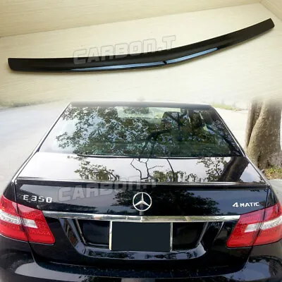 Code 040 Black Painted Mercedes Benz W212 Sedan A Style Trunk Spoiler 10-14 • $112.10