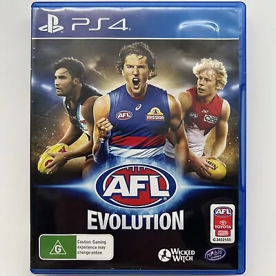 AFL Evolution PS4 PlayStation 4 With Manual *Tested & Working* • $17.95