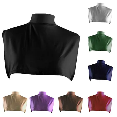 Muslim Women Collar Neck Chest Cover Islamic Inner Hijab Turtleneck Underscarf • £5.99