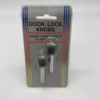 NOS 2 Vintage Eight 8 Ball Door Lock Knob Pulls Car Truck Custom Rat Rod Hot • $39.99