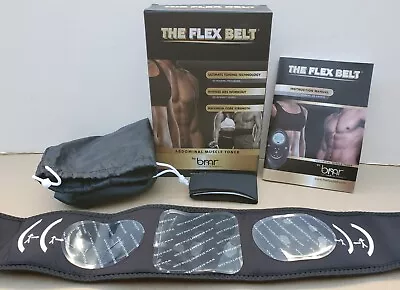 The Flex Belt By BMR Abdominal Muscle Toner Black Missing Battery Charger • $80