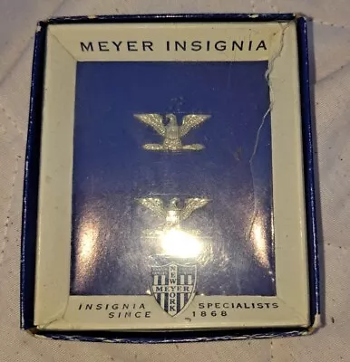 Original Vietnam War Colonel Eagle Insignia NS Meyer W/ Box • $27.99