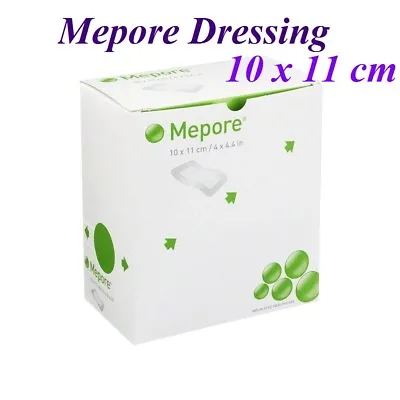 Mepore Self Adhesive First Aid Surgical Dressings For Burns Wounds - 10 X 11cm • £1.99