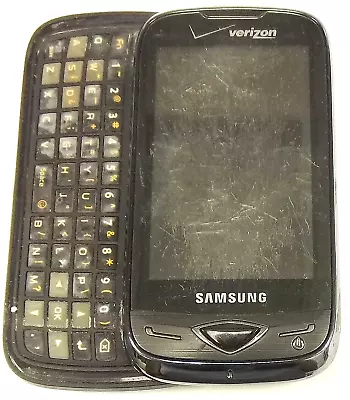 Samsung Reality SCH-U820 - Black ( Verizon ) Cellular Slider Phone - No Back • $8.49