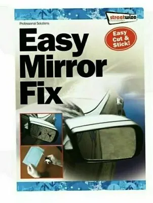 10  X 7  CAR WING DOOR MIRROR REPAIR KIT STICK ON EASY MIRROR FIX SELF-ADHESIVE  • £7.99