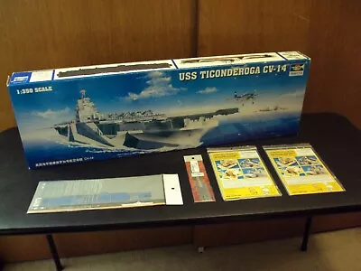 Trumpeter 1/350 Scale WWII Carrier USS Ticonderoga(CV-14) + EXTRAS - Open Box • $300