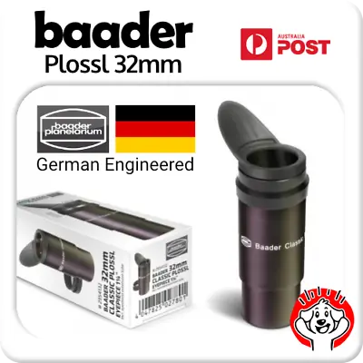 32mm Baader (German Engineered) Premium 32mm 50° FOV Plossl Eyepiece • $74.99