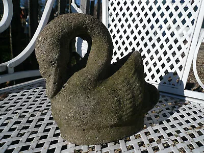 Exquisite Weathered & Worn Vintage Cement/concrete Garden Swan • $99.99