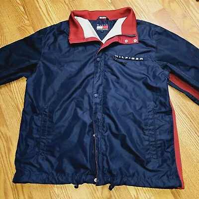 Vintage 90s Tommy Hilfiger Men's Size Large Jacket Perfect Condition FAST SHIP. • $19.69