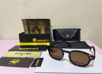 MOSCOT LEMTOSH 46 Tortoise Lens Brown • $129.88