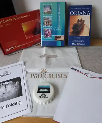 Bundle VHS Videos (3) P&O Oriana 2002/2005 + Misc. Items • £4.99