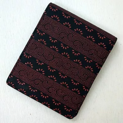 Indenya Bifold Wallet Black Red (Card Holder/Bill Holder) Used From Japan • $99