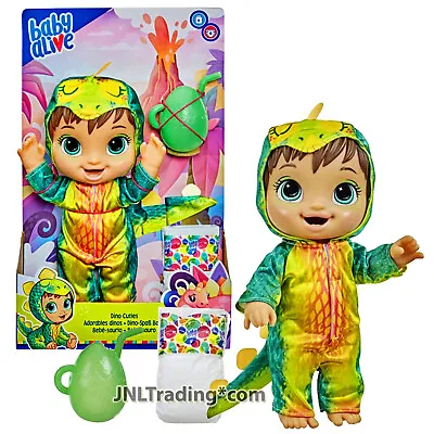 Yr 2020 Baby Alive 12  Doll Hispanic DINO CUTIES Stegosaurus W/ Diaper & Bottle • $49.99