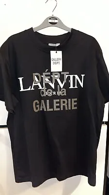 Lanvin X Gallery Dept. T-shirt In French Black - Size M • £55