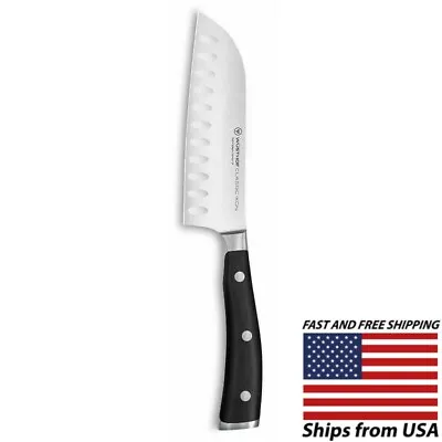 $139.99 • Buy WUSTHOF Classic Ikon 5 Inch Kitchen Santoku Knife - Stainless Steel - Great Gift