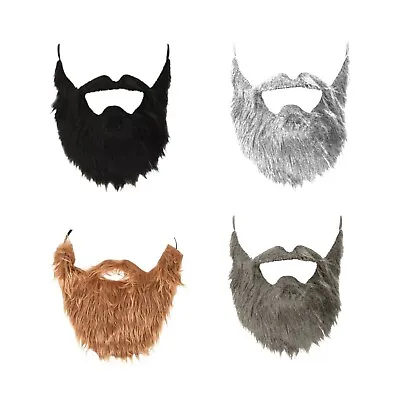 Dress Up America Fake Beard Costume - Costume Beard And Mustache - One Size • $10.99