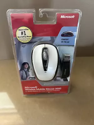 Genuine Sealed OEM Microsoft Wireless Mobile Mouse 3000 PC / Mac Tilt Wheel USB • $19