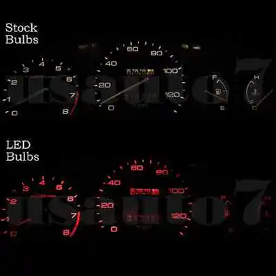 Dash Instrument Cluster Gauge RED LED LIGHTS KIT Fits 96-00 Honda Civic 6th Gen  • $12.98
