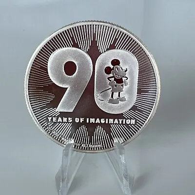 2018 1 Oz Silver Disney Mickey Mouse 90 Years Of Imagination .999 Silver • $36