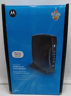 Motorola SURFboard Cable Modem Model #SB5101U. Black.  • $4.73