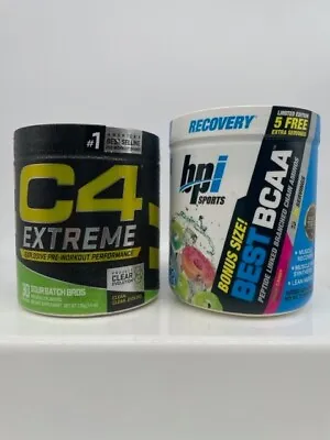 Cellucor C4 PRE WORKOUT BPI Best BCAA  ENERGY PUMP RECOVER FASTER • $34.99