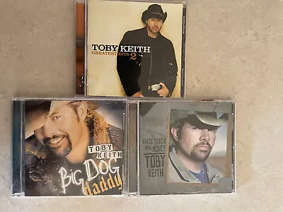 Toby Keith 3 CD Lot - Greatest Hits 2 Big Dog Daddy & White Trash With Money • $1.87