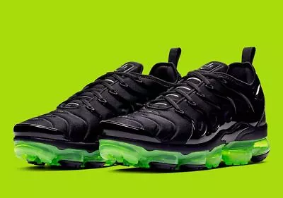 Sizes US8-12 Nike Air Vapormax Plus TN Men's (Green/Black) Running Shoes • $168