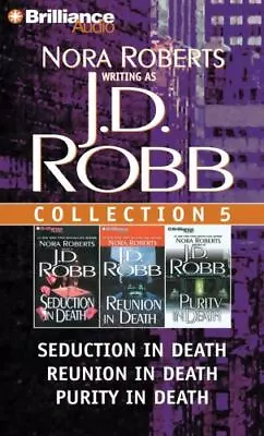 J. D. Robb CD Collection 5: Seduction In Death Reunion In Death Purity In Deat • $13.98