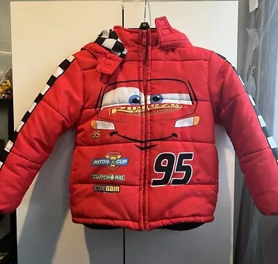 Disney Pixar Cars Lightning McQueen  Jacket Red Size 5 For Kids • $50