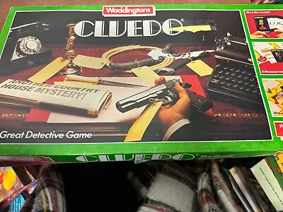 Waddingtons Cluedo Board Game Vintage 1975 Complete See Description • £12.50