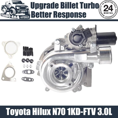 $699 • Buy Upgrade Billet Turbo For Toyota Hilux D4D KUN26 1KD-FTV 3.0L 17201-0L040/2005+