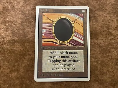 MTG Mox Jet  Unlimited Magic The Gathering Moderately Played • $977