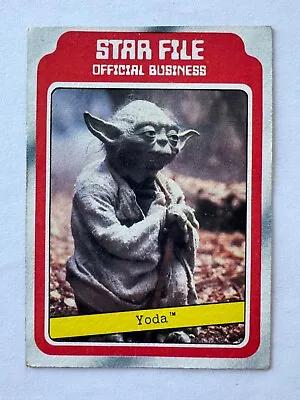 1980 Topps Star Wars The Empire Strikes Back Series 1 #9 Yoda Rookie Card RC • $1.99