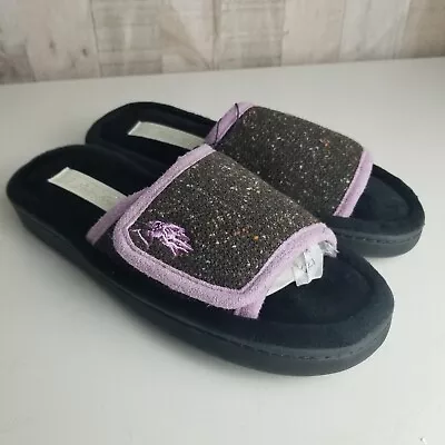 U.S. Polo Assn. Hook & Loop Closure Slide On Slippers House Shoes  Size M 7/8 • $15.29