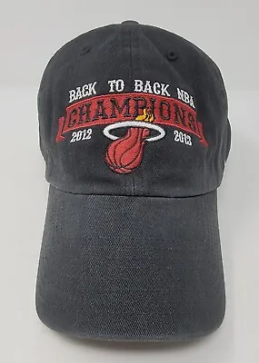 47 Brand Miami Heat Back-to-Back NBA Champions 2012 2013 Distressed Fitted Cap • $24.99