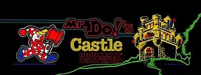 Mr Do's Castle Arcade Cabinet Marquee • $15.75