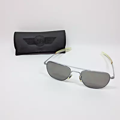 American Optical Sunglasses Pilot 57[]20 140mm AO USA Frames Case • $33