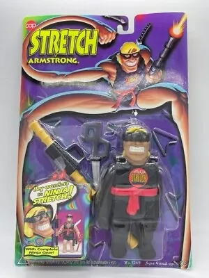 Stretch Armstrong Ninja Stretch With Gear 1994 Vintage Nib Cap Toys No 1249 • $69.99