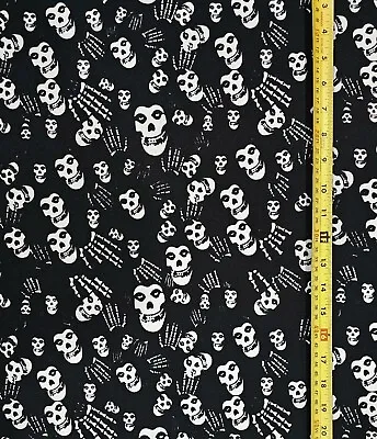 Misfit Black Fabric ( Half Yard Or 1 Yard) • $15