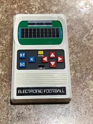 Mattel Handheld Electronic Football Game EUC • $29.99