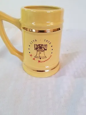 NJ Fire Dept.1776 1976 Bicentennial. Vtg Cup Mug Beer Stein Franklin Sussex  • $38.54