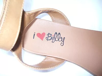 I LOVE BILLY Sz37(6)LIGHT BROWN(caramel)FLAT SANDALS-ANKLE STRAPS • $15