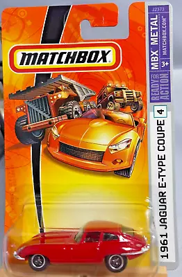 MATCHBOX   Ready For Action MBX Metal    1961 JAGUAR E- TYPE COUPE   # 4 • $6