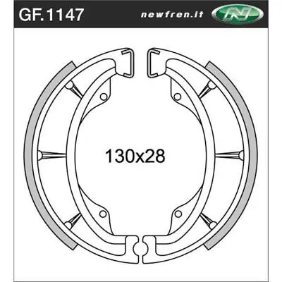 Rear Brake Shoes For Kawasaki Z200 1977 To 1983 • $59.60