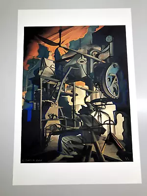 Limited Edition Signed Artist Print By Norm Goodwin Steampunk Amusement Ride • $75